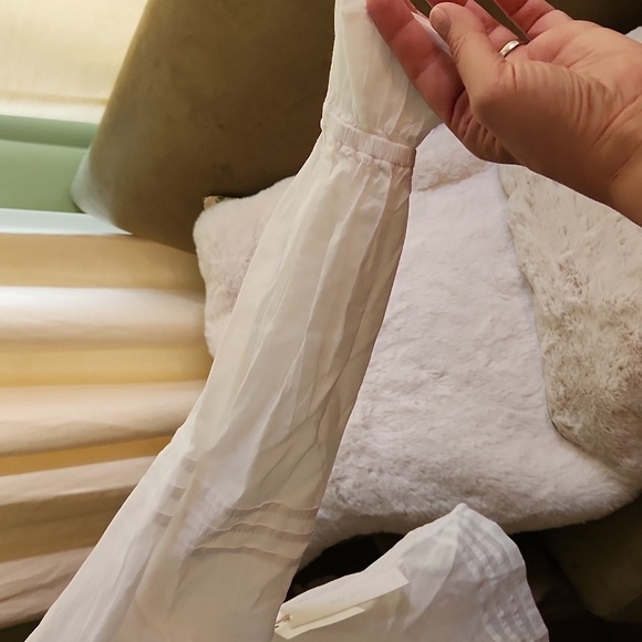 NWT Caslon White L/S Pheasant Top-Size 1X​​​​​​​​ - Picture 4 of 5